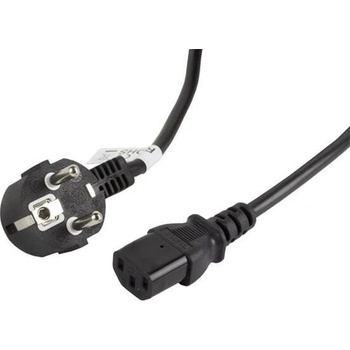 LANBERG CEE 7/7 na IEC 320 C13 POWER CORD 3M VDE černý CA-C13C-11CC-0030-BK