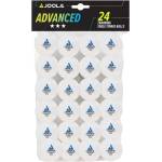 JOOLA Топчета за тенис на маса JOOLA Advanced Training, 24бр, бели