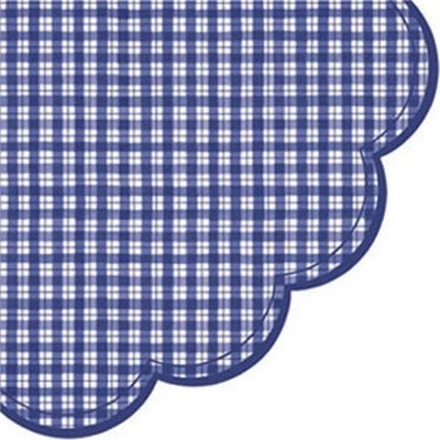 PAW ubrousky Chequered Dark Blue R 32cm