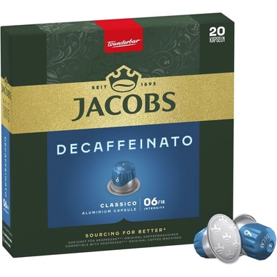 Jacobs Decaffeinato intenzita 6 pro Nespresso 20 ks