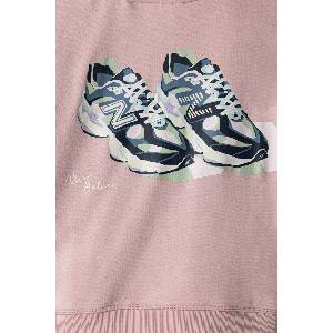 New Balance суичър с цип и качулка за деца с памук (YT6263S8)