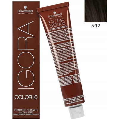 Schwarzkopf Igora Color 10 5-12 svetlo hnedá béžová popolavá 60 ml