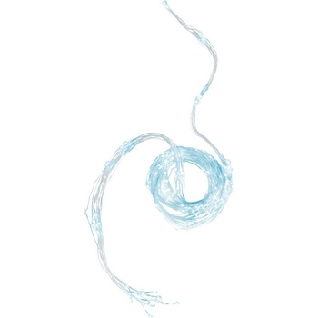 MagicHome Reťaz Twisted Stars 360S 230V IP44 studená biela exteriér osvetlenie L-3 m