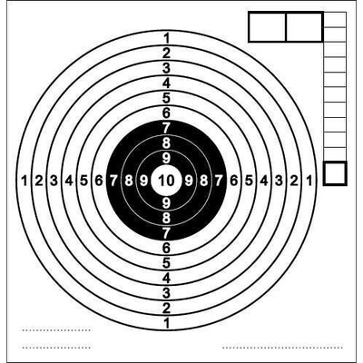 UNN Terč vzduchovkový 140x150mm