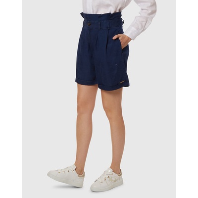 La Martina Woman Lurex Denim Bermuda šortky