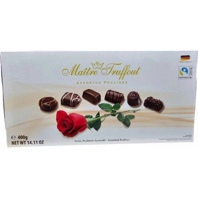 Maitre Truffout Assorted Pralines bílá mix 180 g