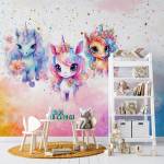 Art Gift Decor Фототапет за детска стая - Принцесата еднорог