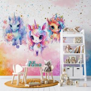 Art Gift Decor Фототапет за детска стая - Принцесата еднорог