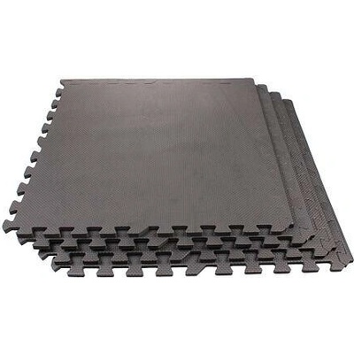 Merco fitness podložka 60x60x1cm čierna 4 ks