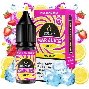 Bombo Bar Juice Pink Lemonade Ice Nic Salts 10ml