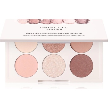 INGLOT PlayInn Eyeshadow Palette палитра сенки за очи цвят LOCA MOCCA 7.6 гр