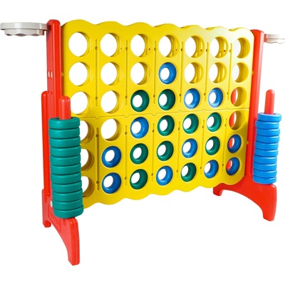 Connect LOGICKÁ HRA 4 v řadě Rodinná týmová hra 4 Big Size XXL 3v1