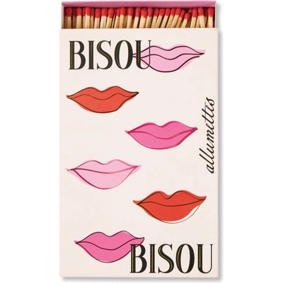 Paddywax Large Rectangle Matches Bisou Bisou zápalky 120 ks