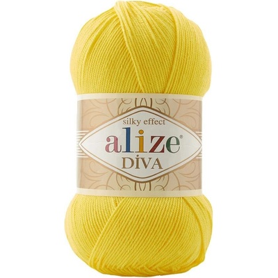 Alize příze Diva 110 žlutá