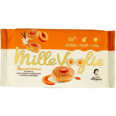 Vicenzi marhuľovo vanilkové kúsky 90 g