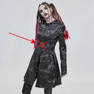 Devil fashion дамско палто devil fashion - С ДЕФЕКТ - my819