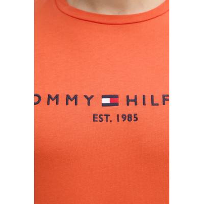 Tommy Hilfiger Памучна тениска Tommy Hilfiger в синьо с апликация MW0MW11797 (MW0MW11797)