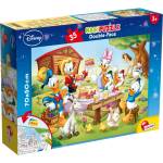 Lisciani Двулицев пъзел Lisciani - Mickey Mouse, 35 части (LI48199)
