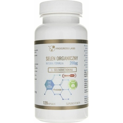 Progress Labs Organický selén 200 mcg 120 kapsúl