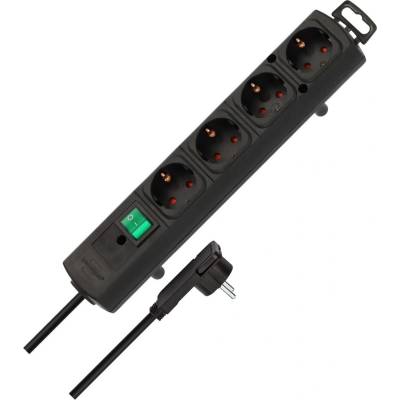 brennenstuhl Разклонител Brennenstuhl - Comfort-Line Plus, 4 гнезда, 2 m, черен (1153100100)