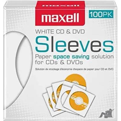 Maxell Хартиен плик 100 бр за cd/dvd компакт дискове maxell (ml-cdbox-pap-100)