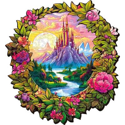 EscWelt Dřevěné Magický les 200 dílků