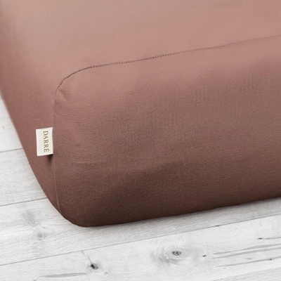 Darré jersey prostěradlo karamelové 90x200x20