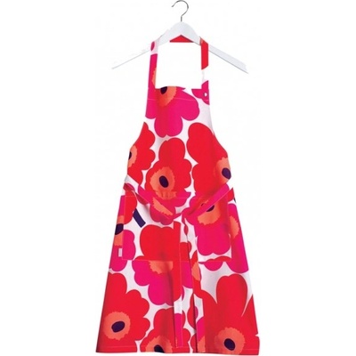 Marimekko zástěra Pieni Unikko červená