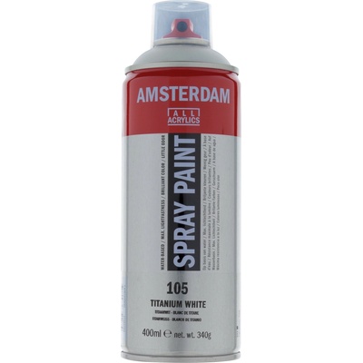 Amsterdam Spray Paint 400 ml / Titanium White Opaque 105