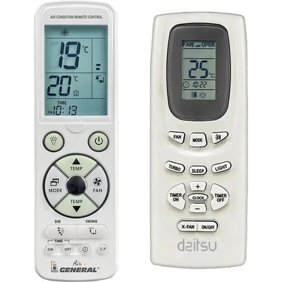 General Daitsu ds-9uiak, ds-12uiak - луксозно с подсветка дистанционно управление (ds-9uiak, ds-12uiak)