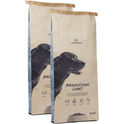 Magnusson Meat & Biscuit Light hovězí & vepřové 2 x 14 kg