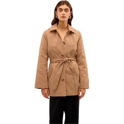VERO MODA Палто Vero moda Chelsea trench coat - Brown (Tigers Eye)