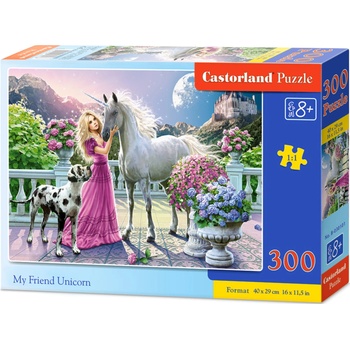 Castorland Пъзел Castorland от 300 части - Моят приятел еднорог (B-030088)