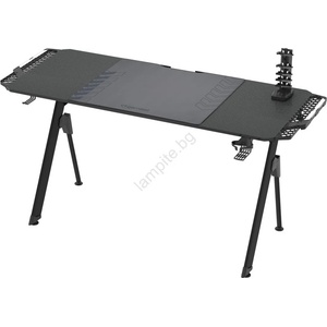 MILAGRO Гейминг маса FALCON с LED RGB подсветка 156x60 см черен (MI1966)