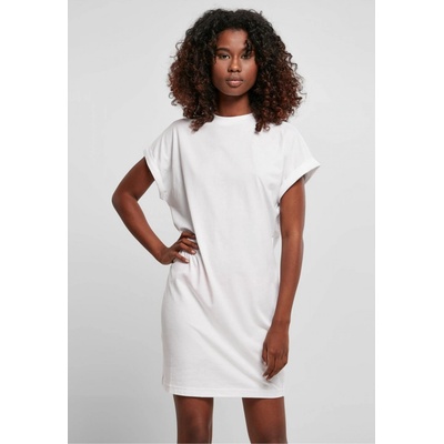 Urban Classics dámske šaty Ladies Rainbow Tee Dress White