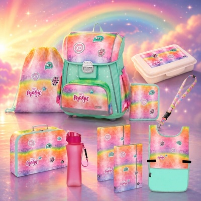 Oxybag 10ks PREMIUM Magic sada aktovka penál sáček a doplňky 0-59725/010
