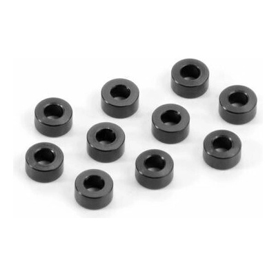 Xray ALU SHIM 3x6x3.0 MM BLACK 10