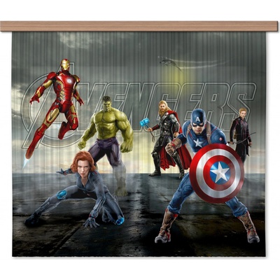 Textilní závěs AVENGERS FCS XL 4330 - 180 x 160 cm