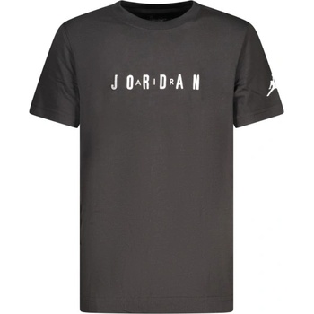 Nike Детска тениска с къс ръкав jordan, Размер 13-15a, Цвят (95d634_ne023bla)