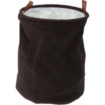 Home Styling Collection Kolekce pro domácí styling Úložný košík Boucle, rukojeti z umělé kůže 38 x 50 cm