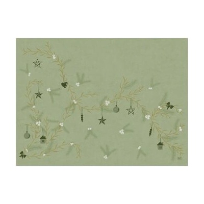 Dunicel Prostírka BioNOEL PISTACHIO 100 ks 30x40cm