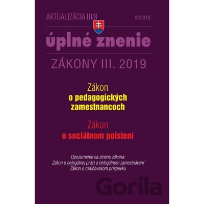 Aktualizácia III-1 2019