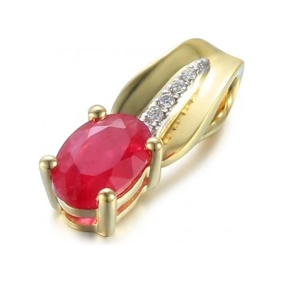 Gems přívěsek Florentina žluté zlato s brilianty a rubínem 585 38 2 4562.2ZB0.0.00.HSI.604.25