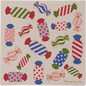 Bloomingville Хартиени салфетки в комплект от 20 бр. 33x33 cm Caramella - Bloomingville (82062900)