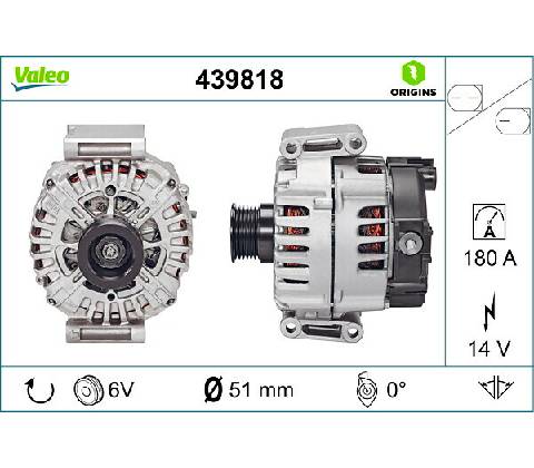 Alternátor VALEO 439818