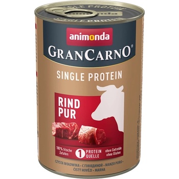 Animonda GranCarno® SP Pure Beef-Консервирана храна за кучета, само говеждо месо - един източник на протеин, 800 гр