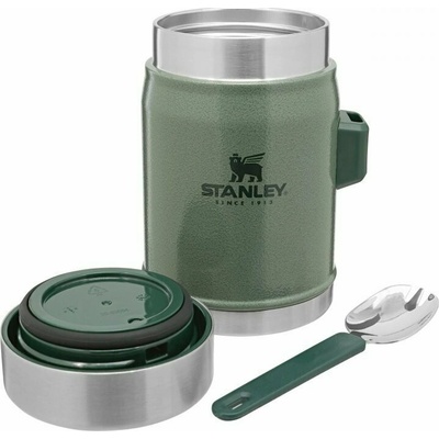 Stenley Termo nádoba na jedlo The Legendary Food Jar s vidličkou Hammertone Green 400 ml