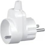 TIMEX-ELEKTRO Timex Plug 16A 2P+Z Uni-Schuko with 2P+Z socket 250V white (WT-16U/G)