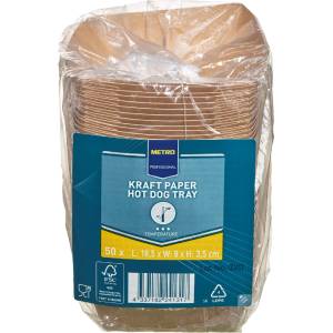 METRO Professional Тава за хотдог Kraft 50 бр