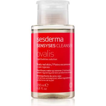 Sesderma Sensyses Cleanser Ovalis лосион за почистване на фон дьо тен за чувствителна и зачервена кожа 200ml